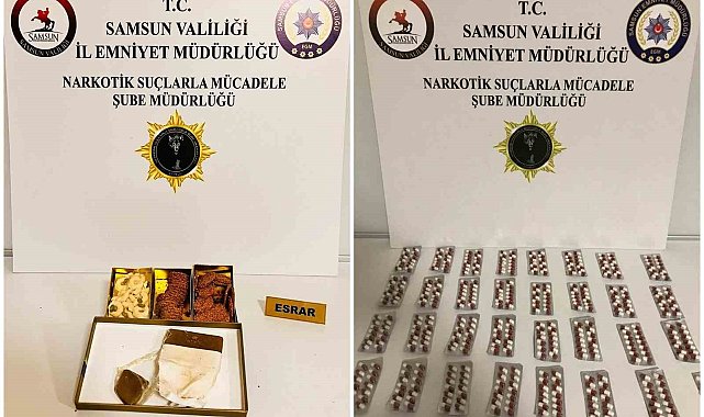 Samsun'da uyuşturucu ile etkin mücadele