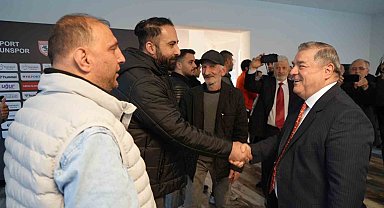 Samsunspor'da camia bayramlaştı
