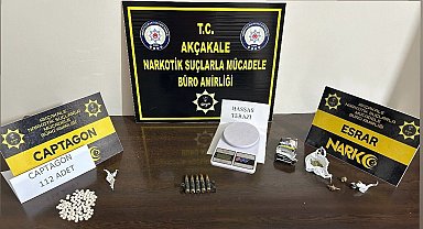 Şanlıurfa'da uyuşturucu operasyonunda 3 gözaltı
