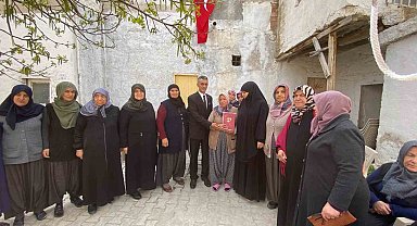 Şehit ailelerinden Şehit Aslan'ın ailesine ziyaret