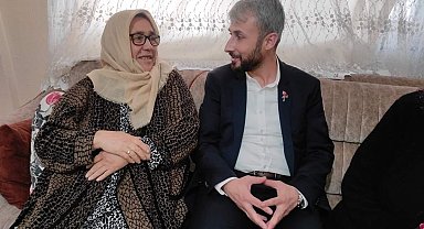 Şehit ailesi ve gazilere bayram ziyareti