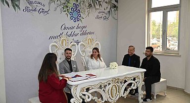 Selçuklu'da çiftler "24.04.2024"tarihinde evet demek için yarıştı