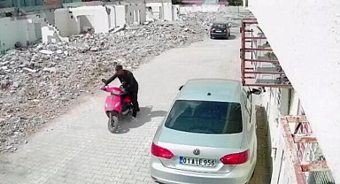 Sevgilisine para götürmek için motosiklet çalmış