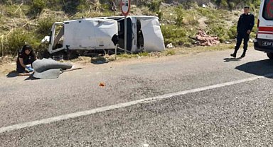 Seydikemer'de otomobil takla attı: 1 ölü