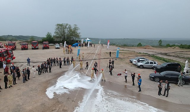 Sinop'ta en donanımlı ve en hızlı yangın ekibi yarışması