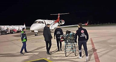 Şırnak'ta kalp rahatsızlığı geçiren kadın ambulans uçakla Ankara'ya sevk edildi