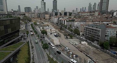 Şişli'de rezerv yapı alanındaki inşaat alanı mühürlendi