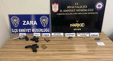 Sivas Emniyeti'nden uyuşturucuya geçit yok