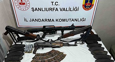 Siverek'te bir adreste yapılan aramada uzun namlulu silahlar ele geçirildi