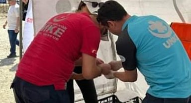 Sporcuların acil sağlık ihtiyaçlarını UMKE karşıladı
