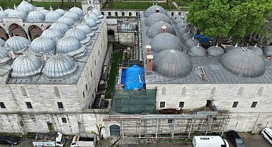 Süleymaniye Külliyesi'nde Darüşşifa bölümünün restorasyonunda sona gelindi
