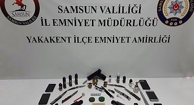 Şüpheli araçta çok sayıda suç aleti ele geçirildi: 2 gözaltı