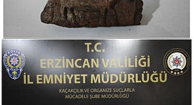Tarihi eser niteliğinde hayvan figürlü kaya parçası ele geçirildi
