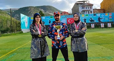 Tavşanlı'dan 17 okçu derece aldı