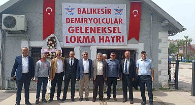 TCDD çalışanlarından geleneksel lokma hayrı