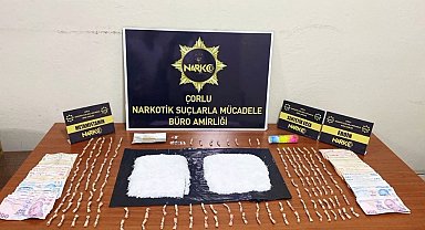 Tekirdağ'da 1 kilo metamfetamin ele geçirildi: 2 kişi tutuklandı