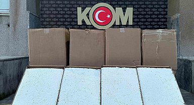 Tekirdağ'da 275 bin adet dolu makaron ele geçirildi