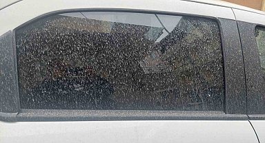 Tekirdağ'da gökten çamur yağdı