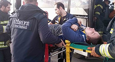 Tekirdağ'da işçi servisi askeri personel taşıyan servise çarptı: 16 yaralı