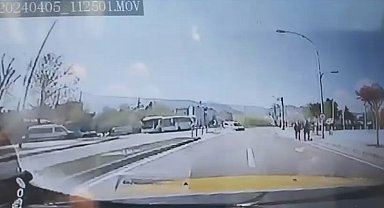 Ters şeride girdi, facianın eşiğinden döndü