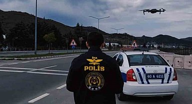 Tokat'ta dronlarla yüksek hassasiyetli gözetim