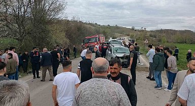 Tokat'taki kazada hayatını kaybeden kadın defnedildi