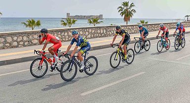 Tour of Mersin Uluslararası Bisiklet Turu'nun ikinci etabı tamamlandı
