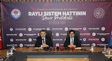 Trabzon raylı sistem hayaline kavuşuyor