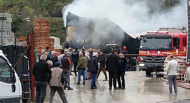 Trabzon'da korkutan yangın
