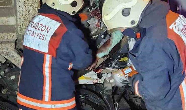 Trabzon'da tünelde zincirleme kaza: 1 ölü, 6 yaralı