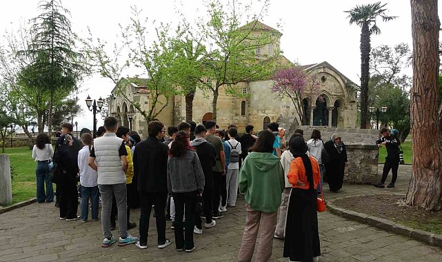 Trabzon'daki Ayasofya Camii'ne yoğun ilgi