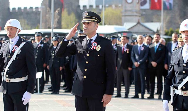 Türk Polis Teşkilatı'nın 179. yaşı Kayseri'de kutlanıyor