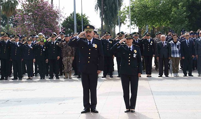Türk Polis Teşkilatının Kuruluşunun 179. Yıl Dönümü Mersin'de kutlandı