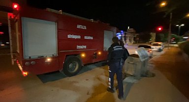 Tuvalette mahsur kalınca ekipleri alarma geçirdi