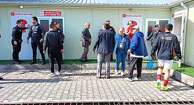 U-16 Türkiye Şampiyonası'nda maç sonrası sahada gergin anlar