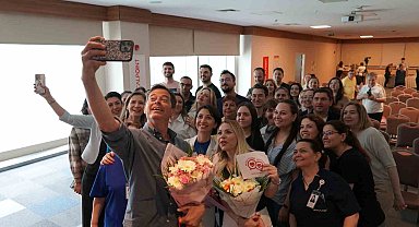 Ünlü oyuncu Alp Kırşan, İEÜ Medical Point'te babalık serüvenini anlattı