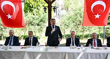Uşak protokolü bayramlaşma töreninde buluştu