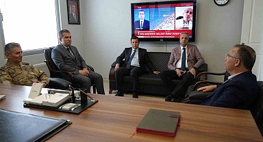 Vali Çeber'den İHA'ya ziyaret