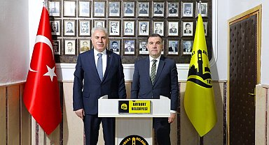 Vali Eldivan Başkan Memiş'le görüştü