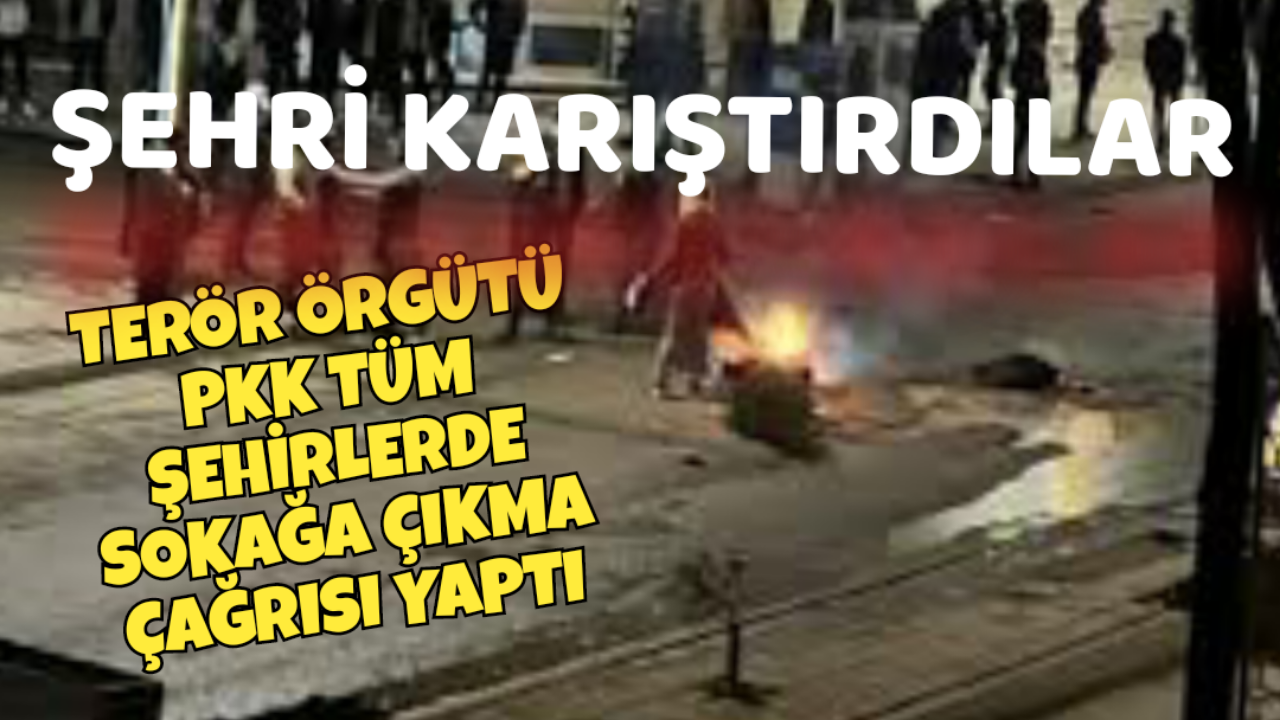 Van'da terör sempatizanları şehri ateşe verdi