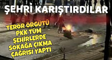 Van'da terör sempatizanları şehri ateşe verdi