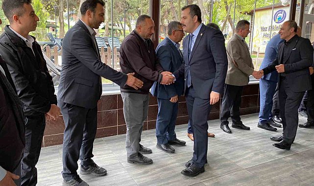 Vezirköprü'de bayramlaşma töreni