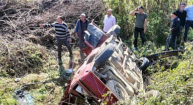 Vezirköprü'de trafik kazası: 2 yaralı