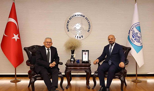 Yerel Yönetimler Başkan Yardımcısı Kirazoğlu'ndan Başkan Büyükkılıç'a ziyaret