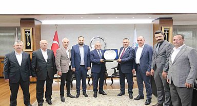 Ziraat odası başkanlarından Başkan Büyükkılıç'a hizmet teşekkürü