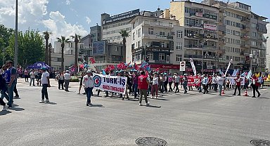 1 Mayıs Denizli'de coşkuyla kutlandı