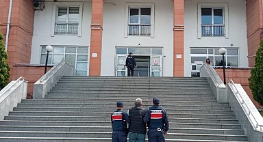 10 yıl 10 ay hapis cezası ile aranan şahıs jandarma ekiplerince yakalandı