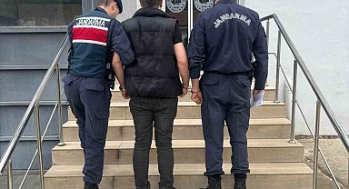 11 yıl hapis cezası ile aranan şahıs jandarma tarafından yakalandı