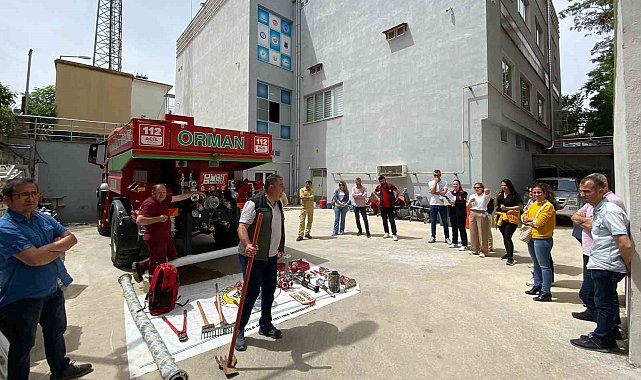 112 Acil Çağrı Merkezi çalışanlarına orman yangını eğitimi
