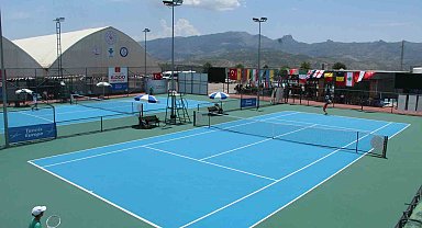 3. Uluslararası Cudi Cup Tenis Turnuvası "Cudi ve Gabar" kortlarında devam ediyor